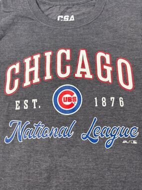 Chicago Cubs Baseball Club National League CSA Unisex T-Shirt For Fan XL